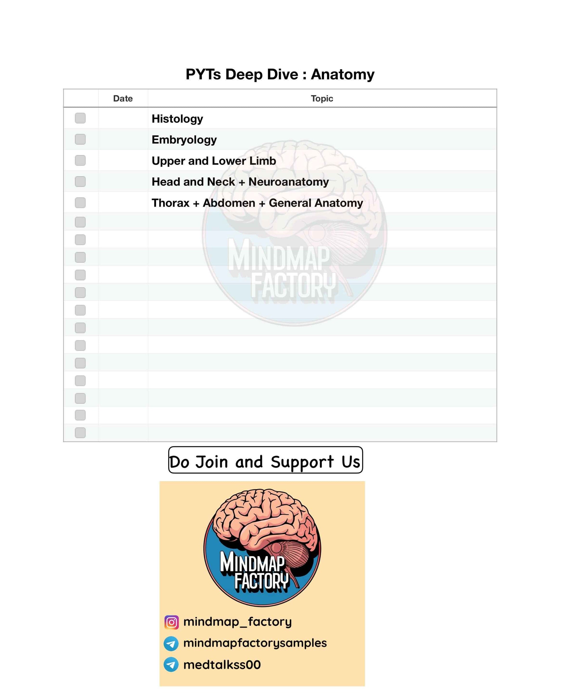 PYTs Deep Dive: Anatomy