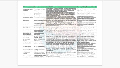 NEET/INICET PYQs Trend Analysis