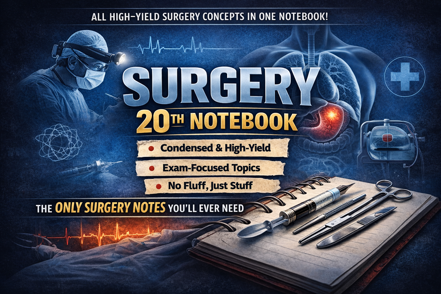 Surgery 20th Notebook